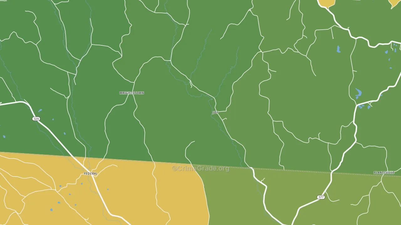 Joy, OH Map of Vandalism Rates