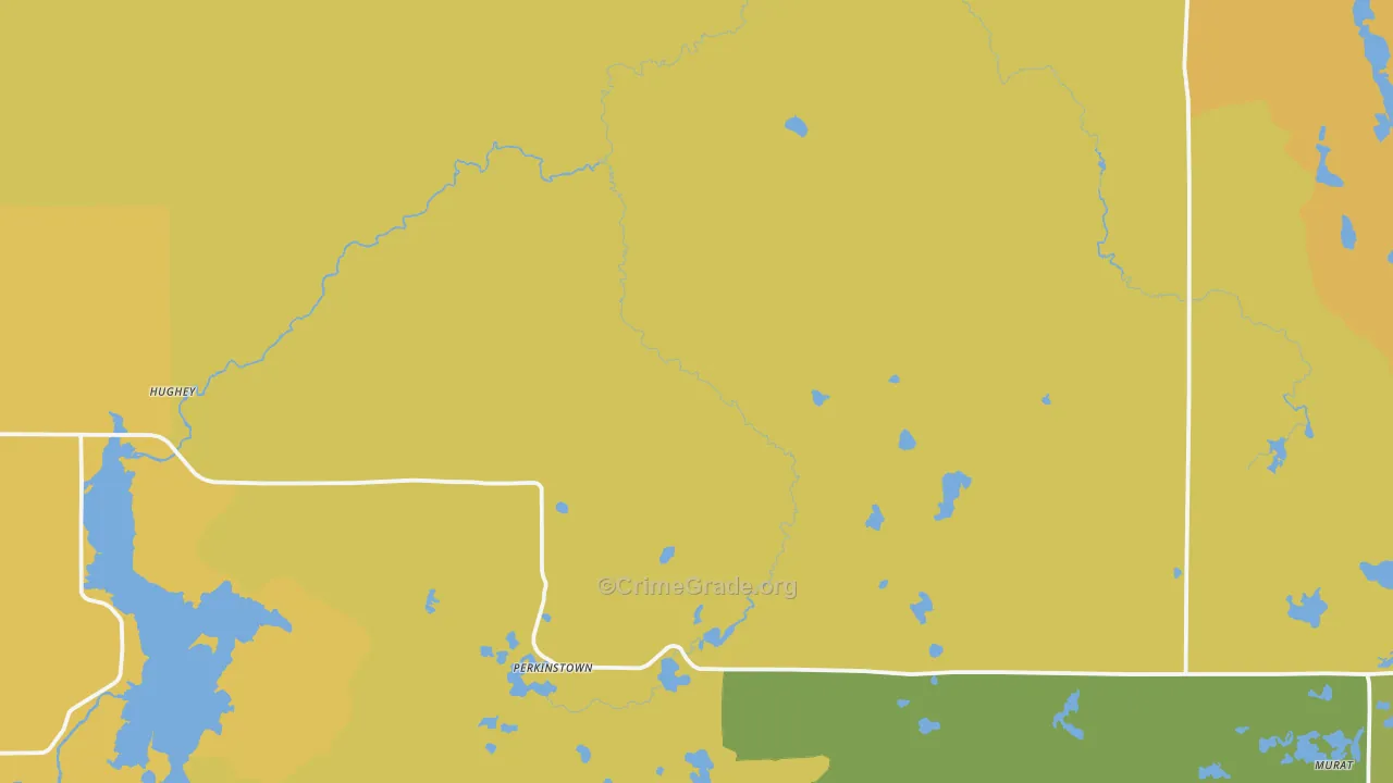 Jump River, WI Map of Vandalism Rates
