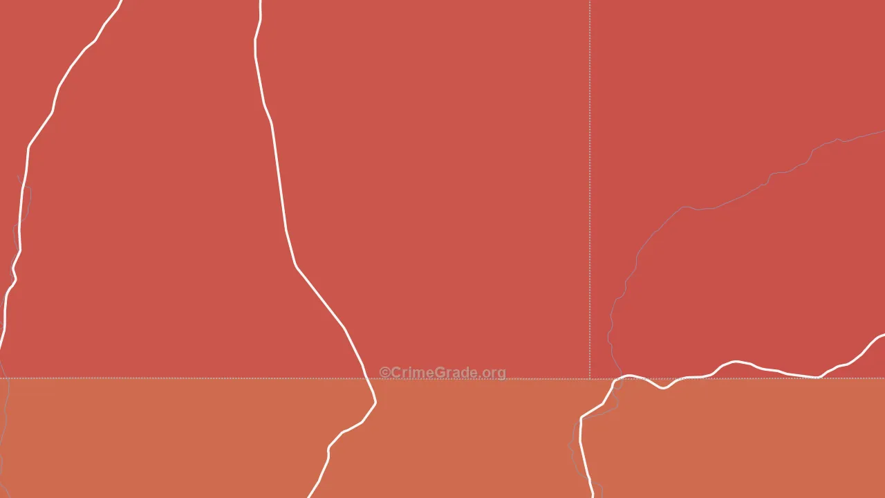Juno, TX Map of Vandalism Rates