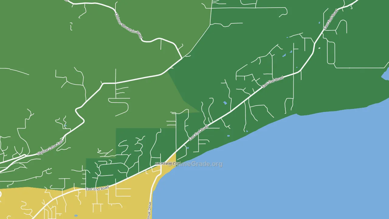 Kachemak, AK Map of Vandalism Rates