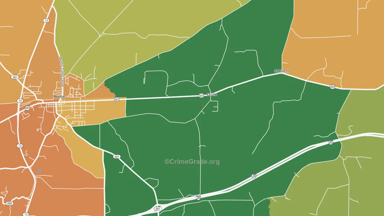 Kalem, MS Map of Vandalism Rates
