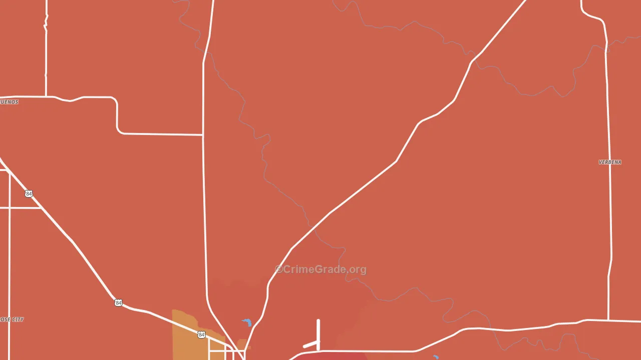 Kalgary, TX Map of Vandalism Rates