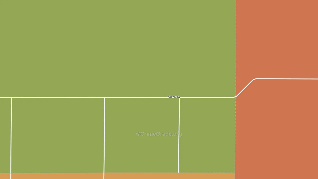 Kalvesta, KS Map of Vandalism Rates