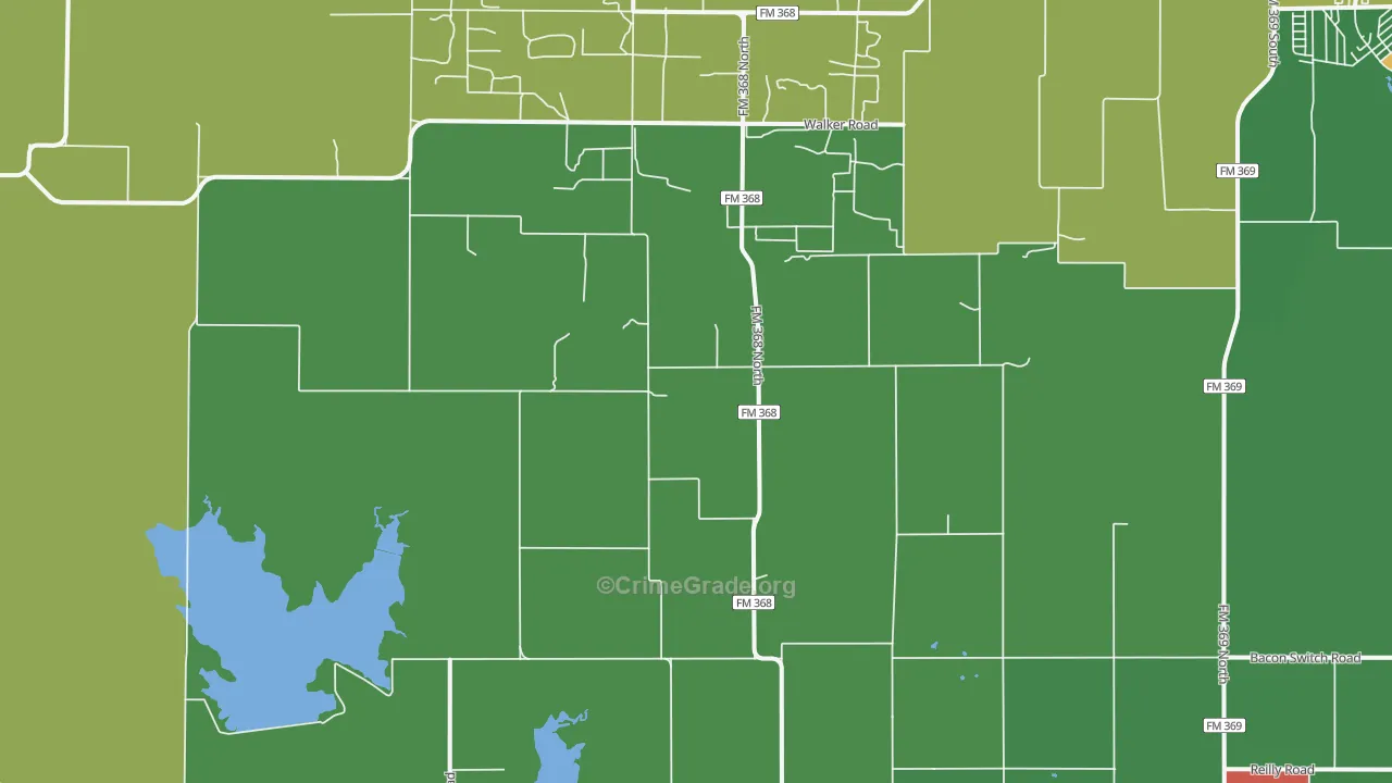 Kamay, TX Map of Vandalism Rates