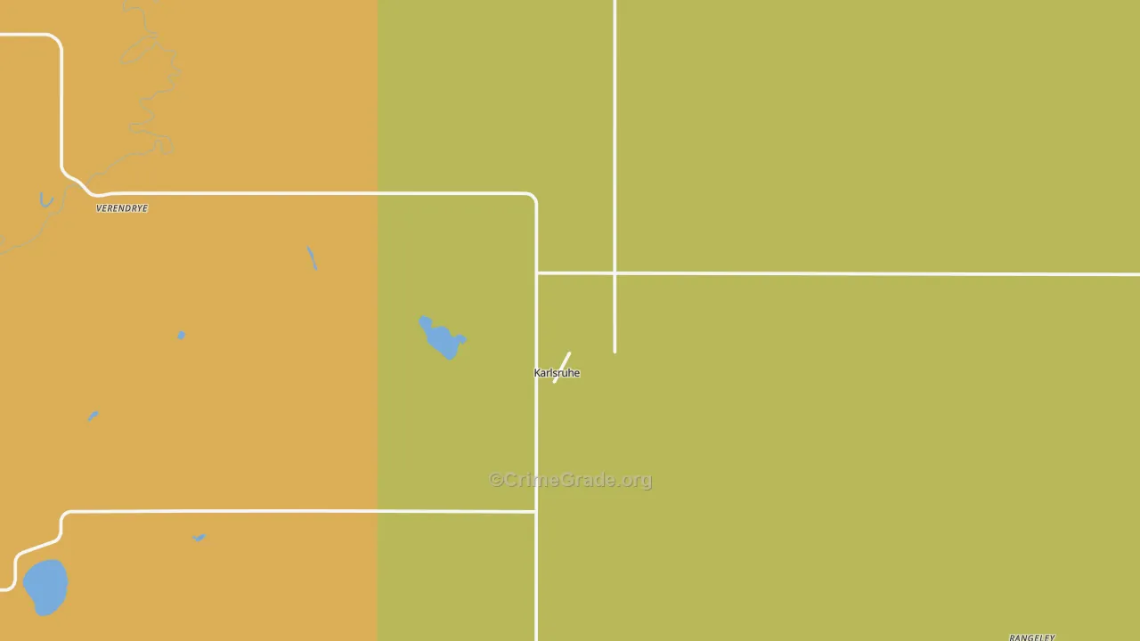 Karlsruhe, ND Map of Vandalism Rates