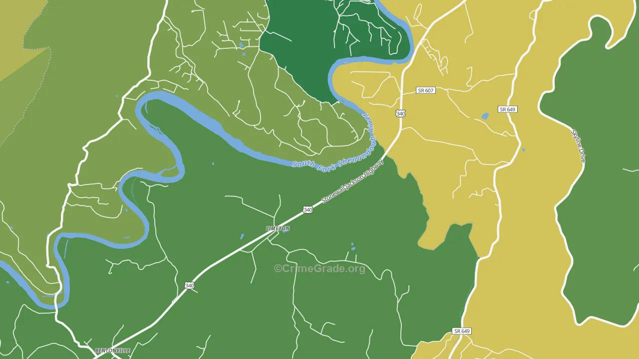 Karo, VA Map of Vandalism Rates