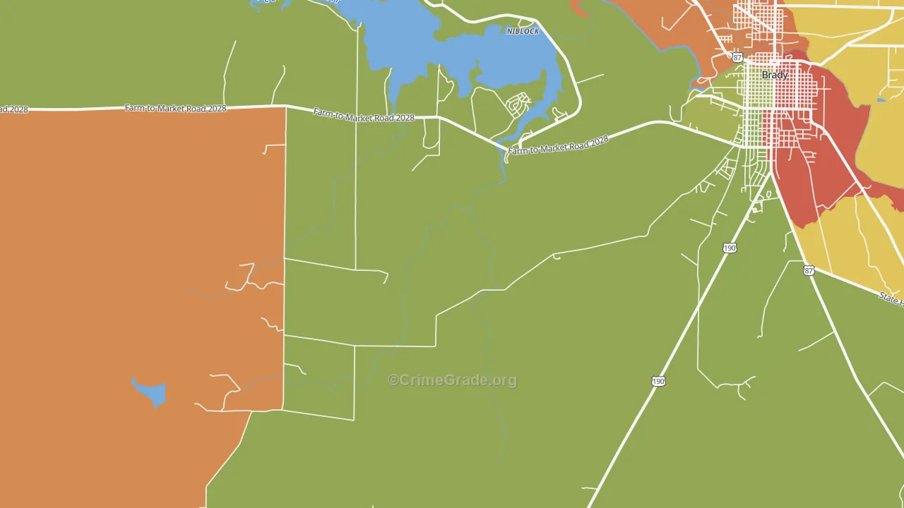 Katemcy, TX Map of Vandalism Rates