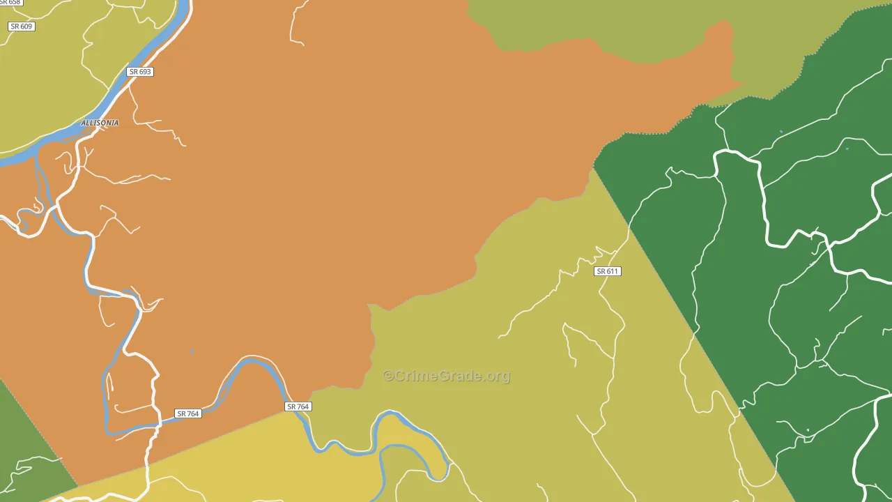 Kayoulah, VA Map of Vandalism Rates