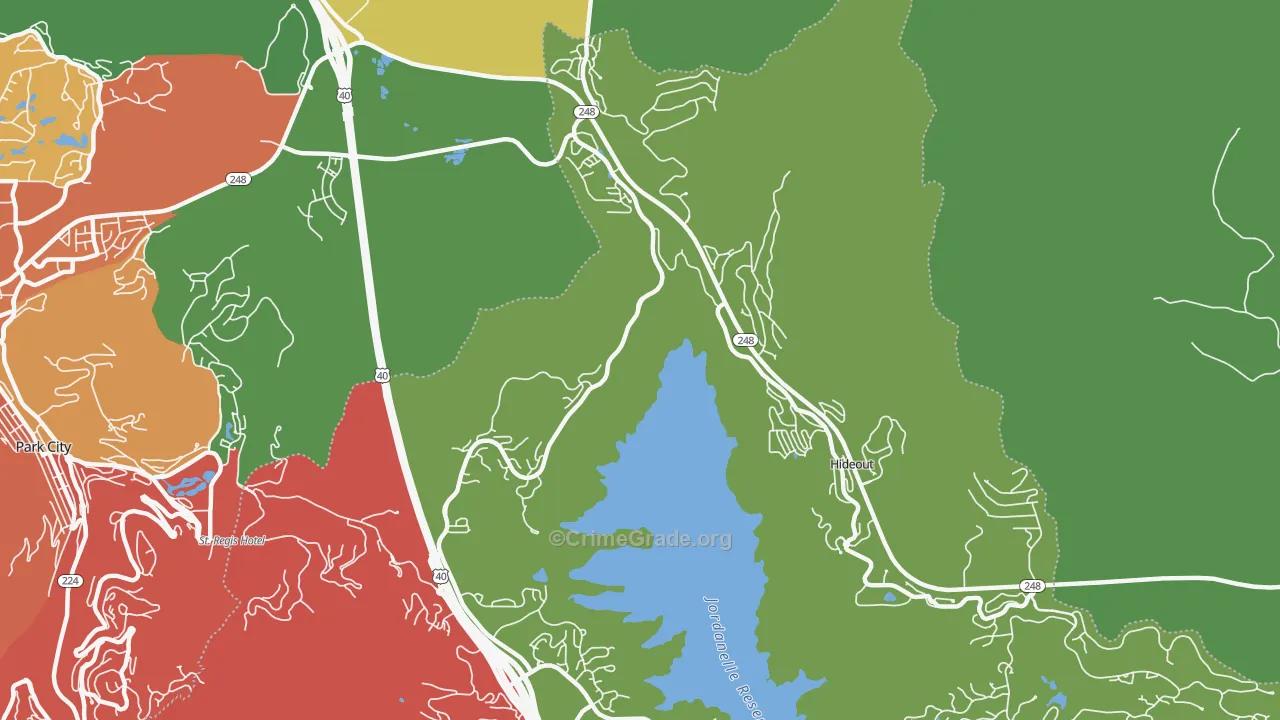 Keetley, UT Map of Vandalism Rates