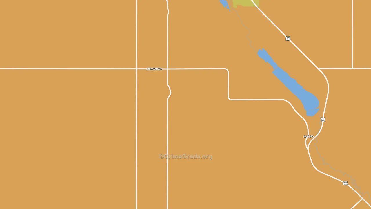 Kenaston, ND Map of Vandalism Rates