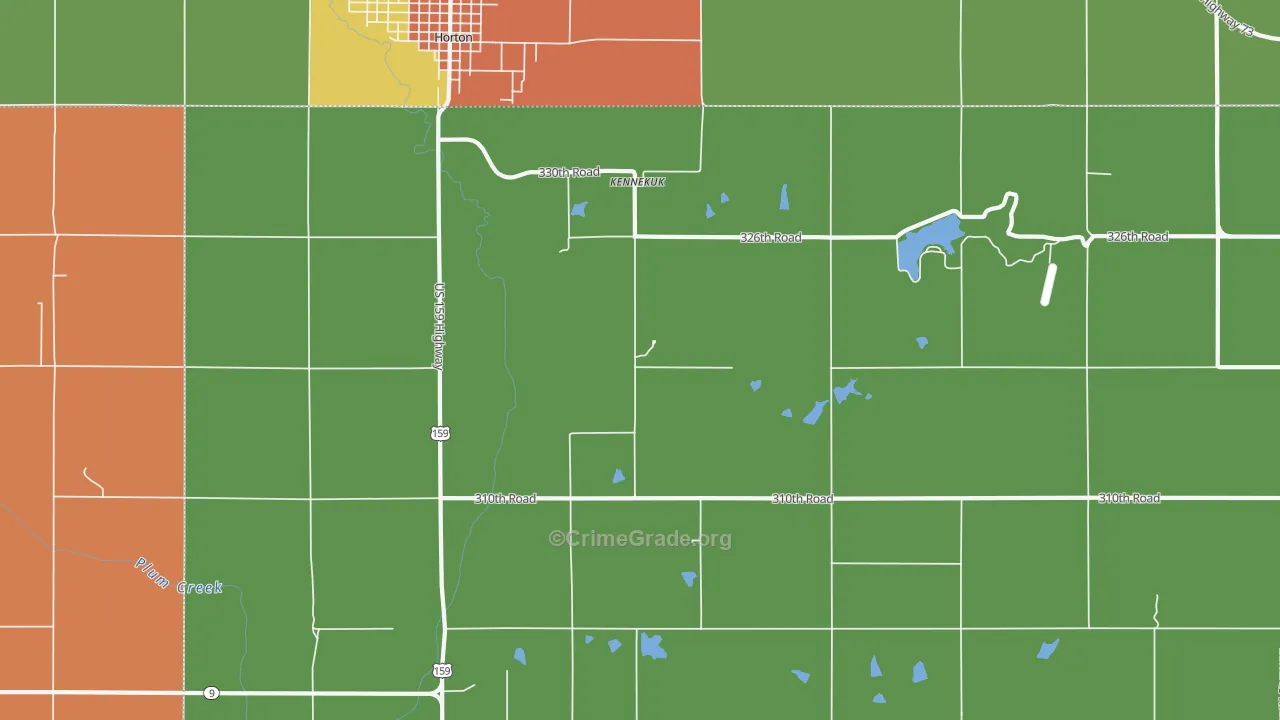 Kennekuk, KS Map of Vandalism Rates