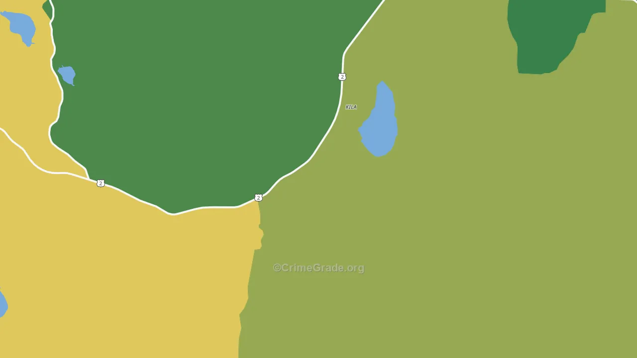 Kila, MT Map of Vandalism Rates
