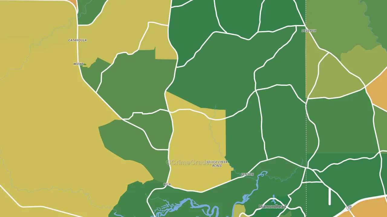 Kiln, MS Map of Vandalism Rates