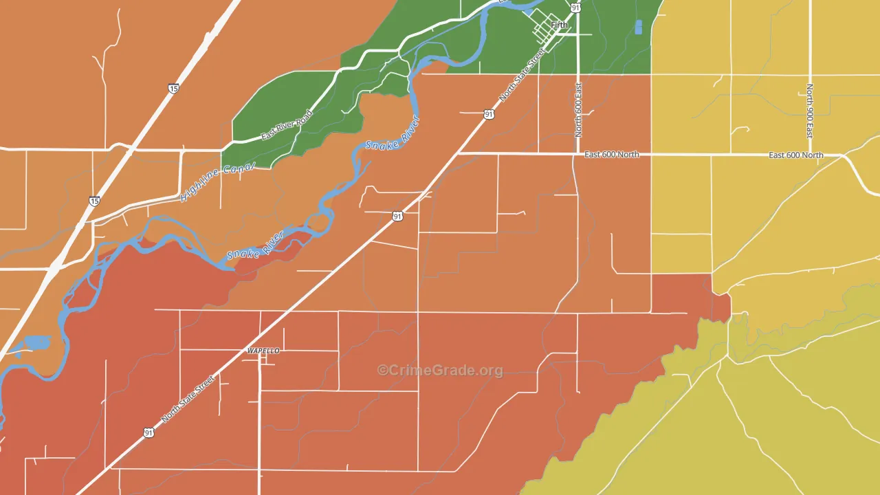 Kimball, ID Map of Vandalism Rates