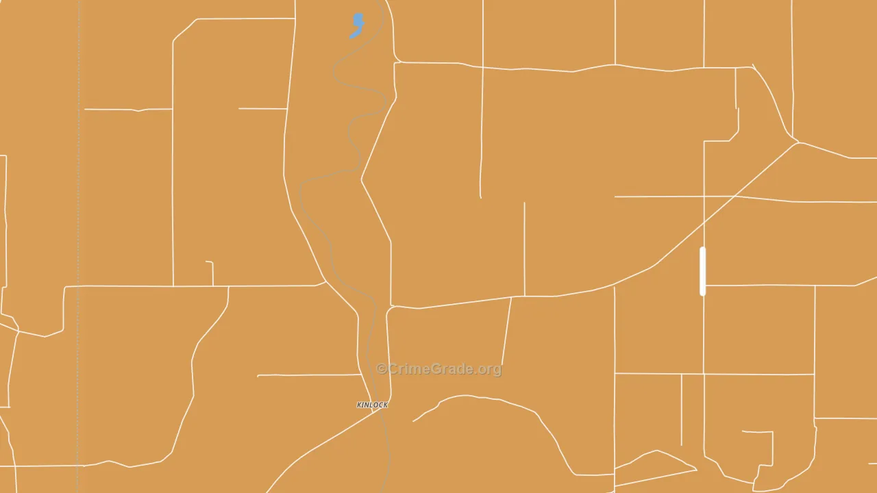 Kinlock, MS Map of Vandalism Rates