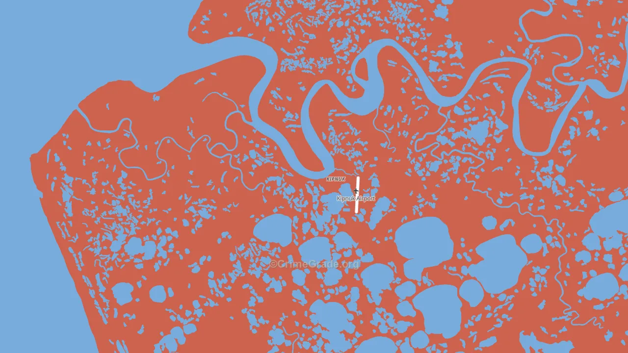 Kipnuk, AK Map of Vandalism Rates
