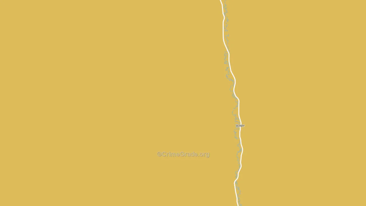 Kirby, MT Map of Vandalism Rates