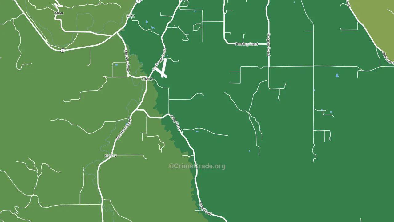 Klaber, WA Map of Vandalism Rates