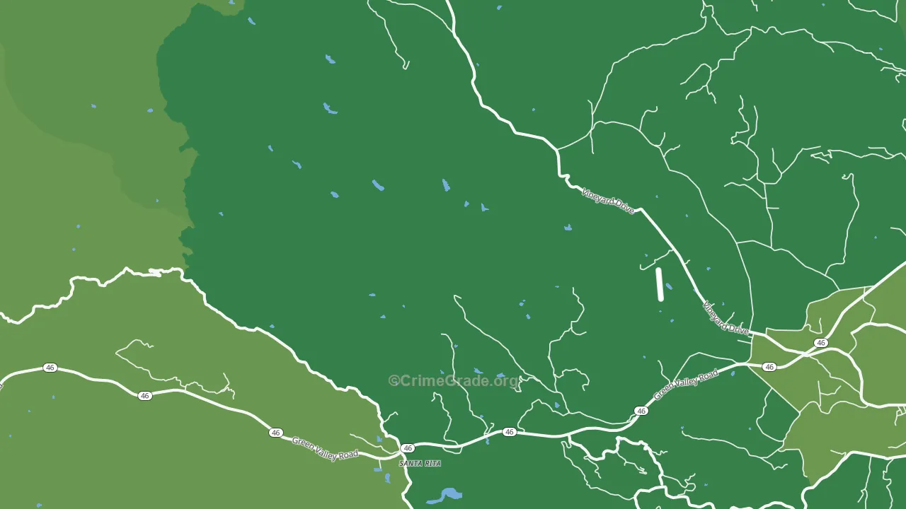 Klau, CA Map of Vandalism Rates