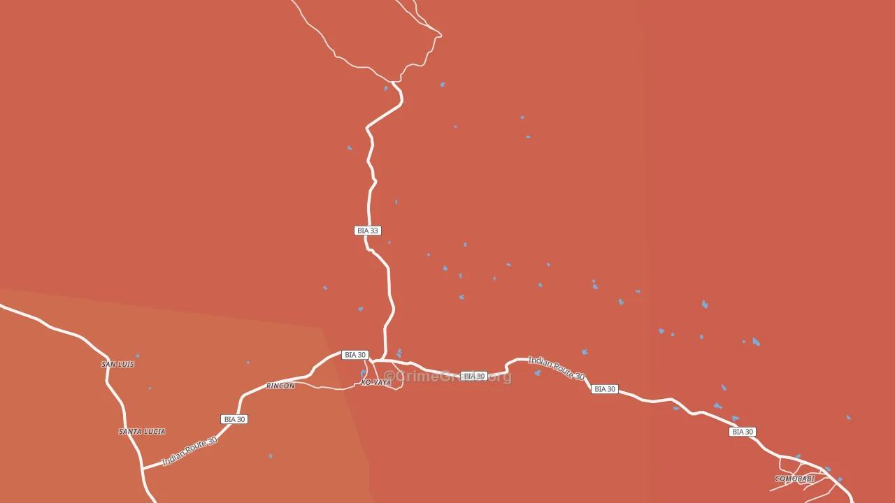 Ko Vaya, AZ Map of Vandalism Rates