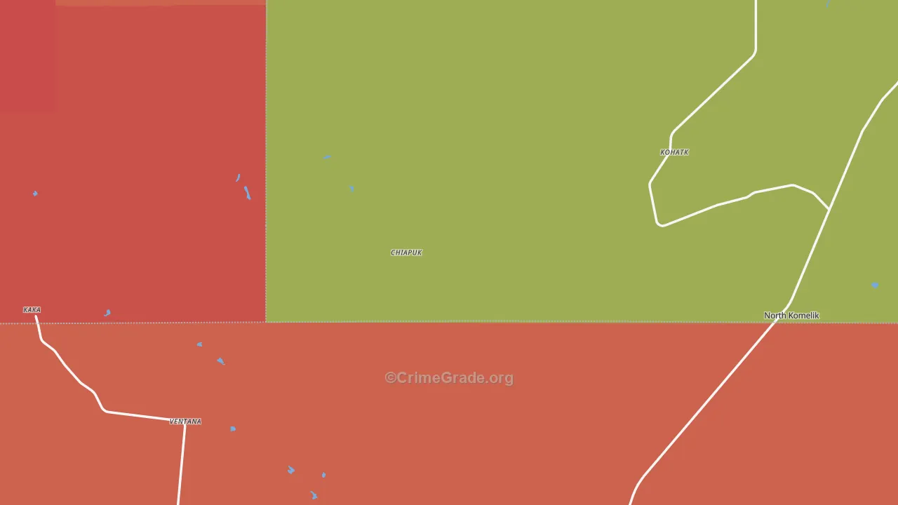 Kohatk, AZ Map of Vandalism Rates