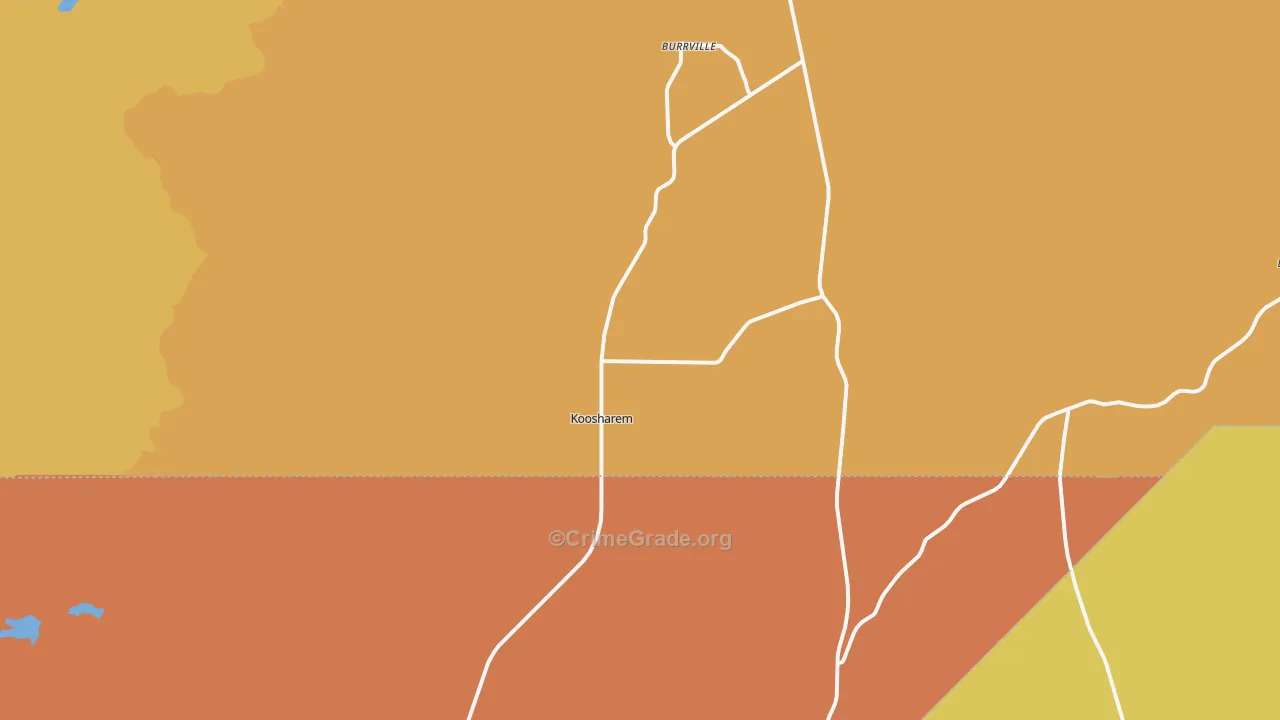 Koosharem, UT Map of Vandalism Rates