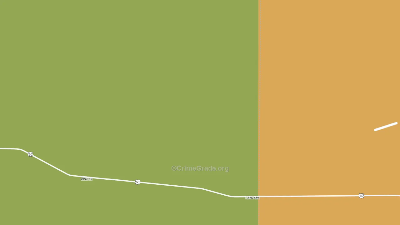 Krider, NM Map of Vandalism Rates