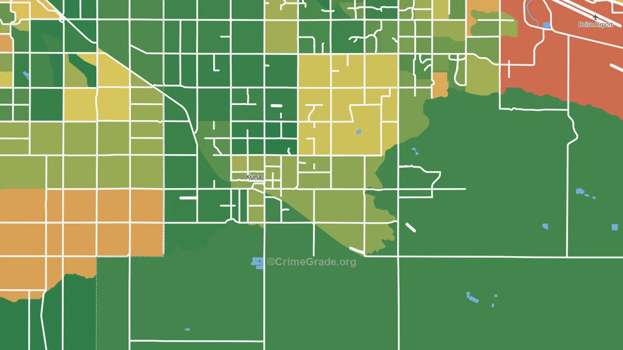 Kuna, ID Map of Vandalism Rates