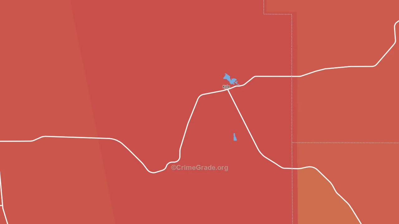 Kyle, SD Map of Vandalism Rates