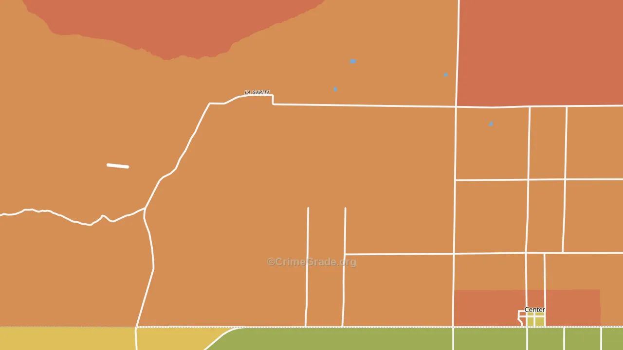 La Garita, CO Map of Vandalism Rates