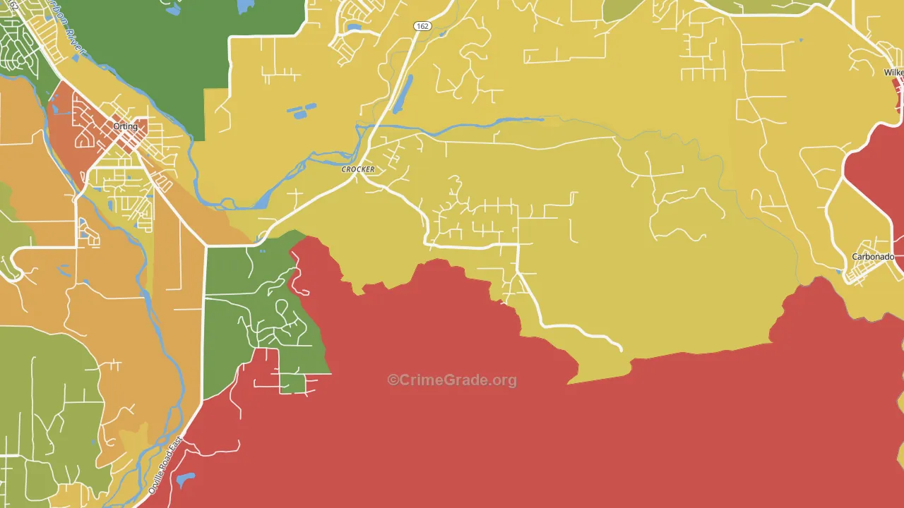 La Grande, WA Map of Vandalism Rates