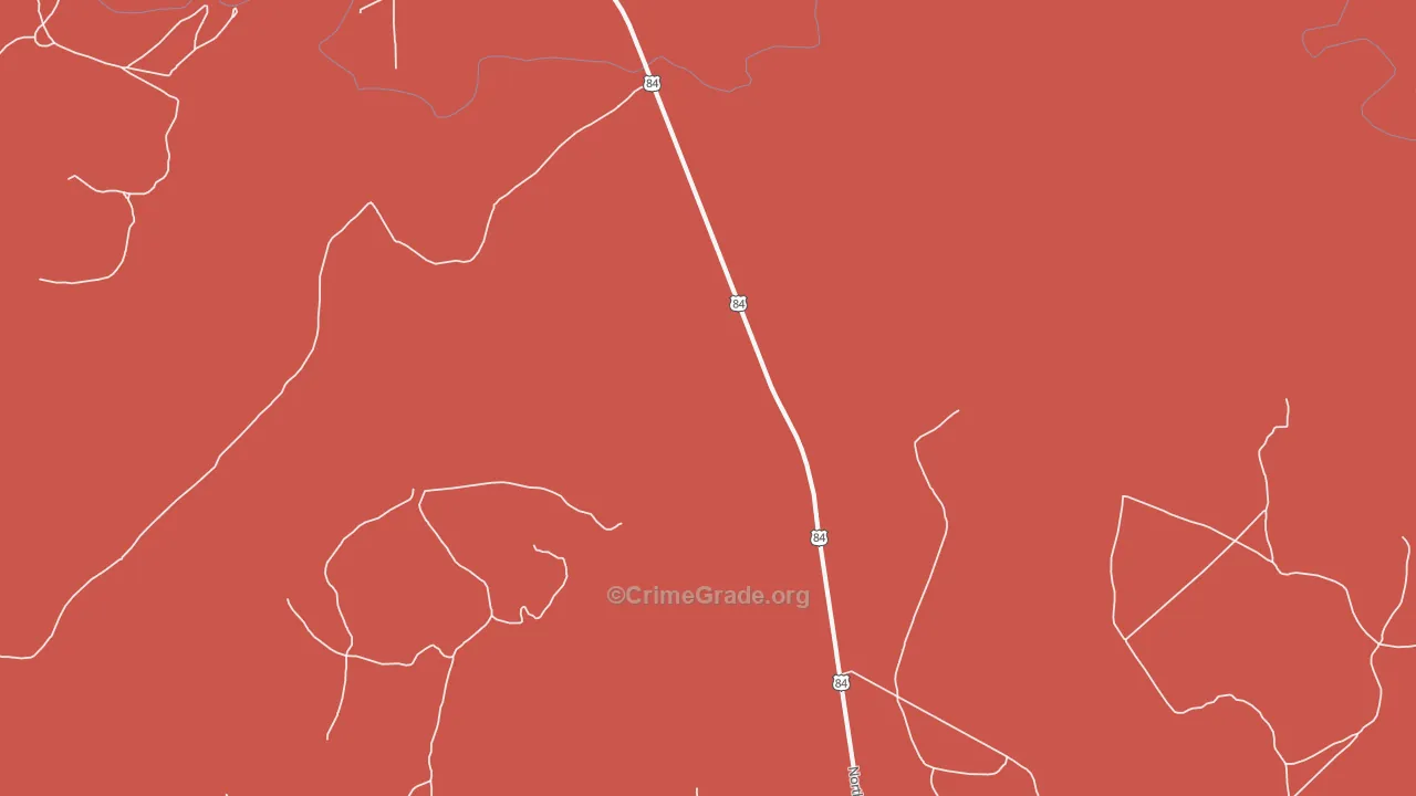 La Loma, NM Map of Vandalism Rates