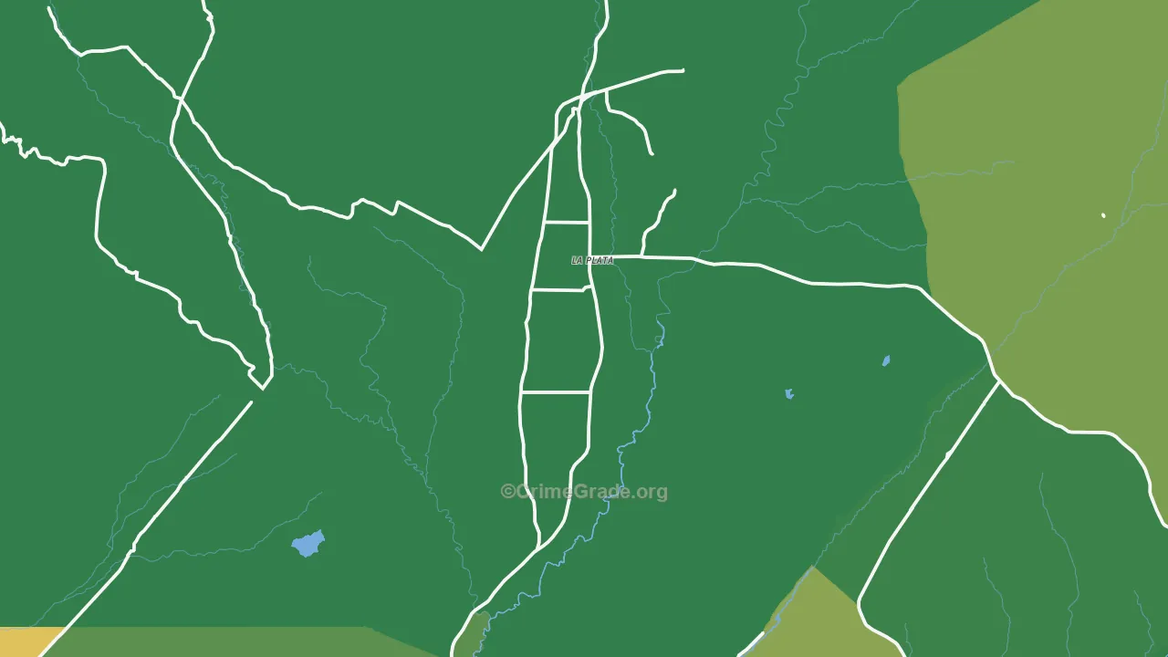 La Plata, NM Map of Vandalism Rates