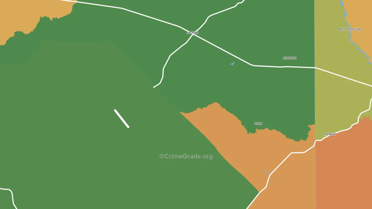 Lacamp, LA Map of Vandalism Rates