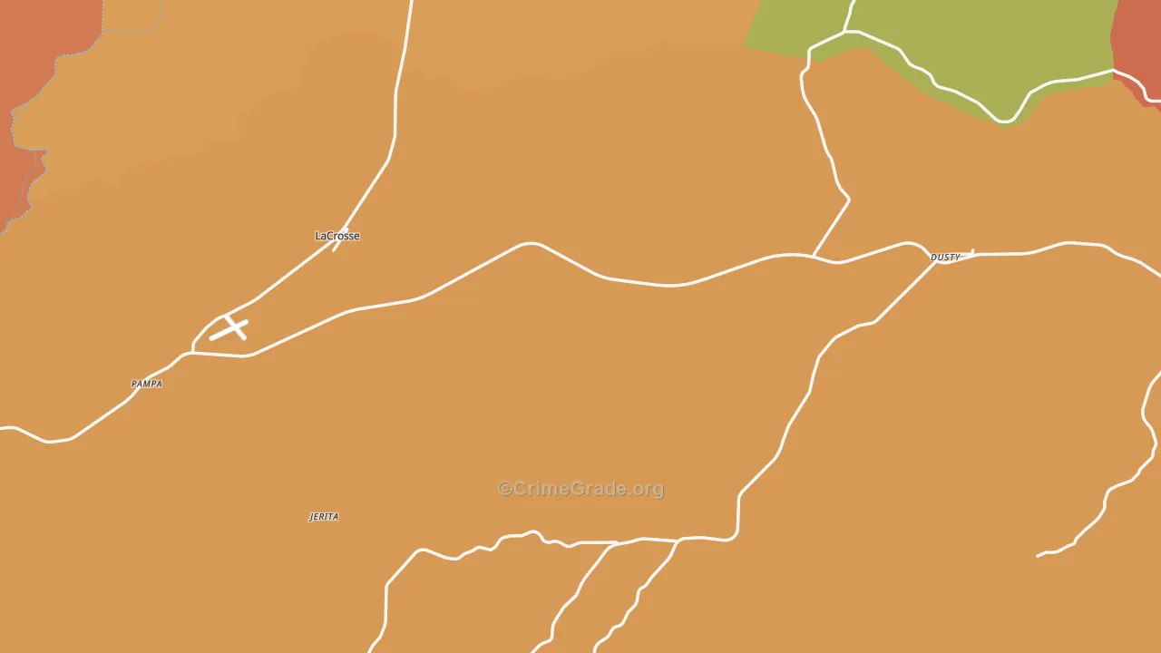 Lacrosse, WA Map of Vandalism Rates
