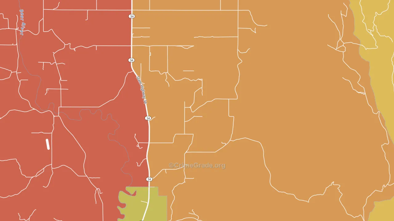 Lago, ID Map of Vandalism Rates