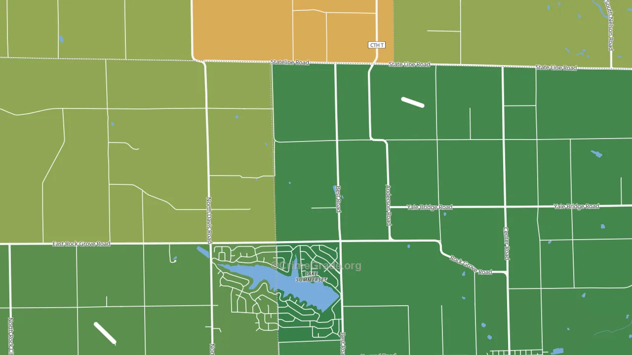 Lake Summerset, IL Map of Vandalism Rates