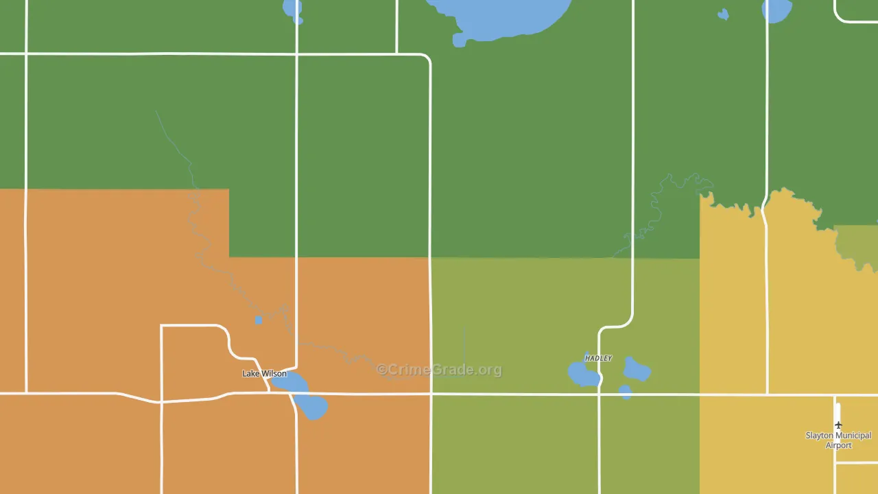 Lake Wilson, MN Map of Vandalism Rates