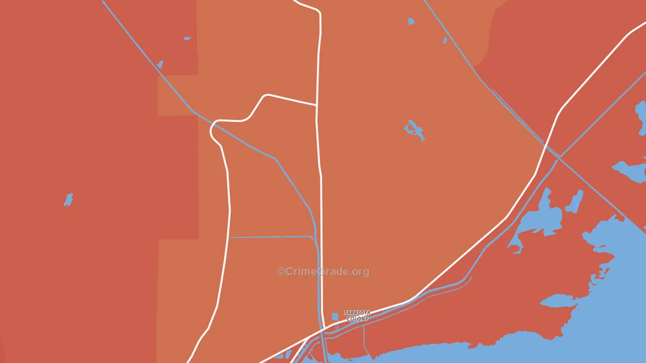 Lakeport, FL Map of Vandalism Rates