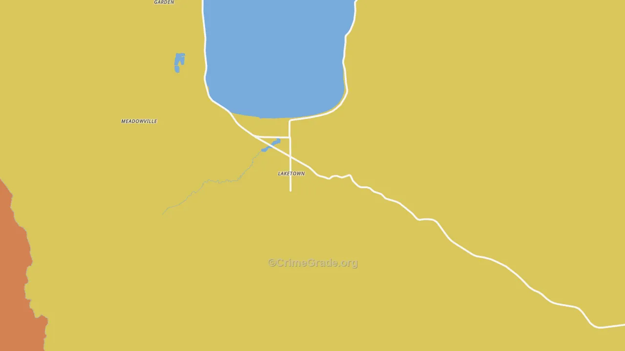 Laketown, UT Map of Vandalism Rates
