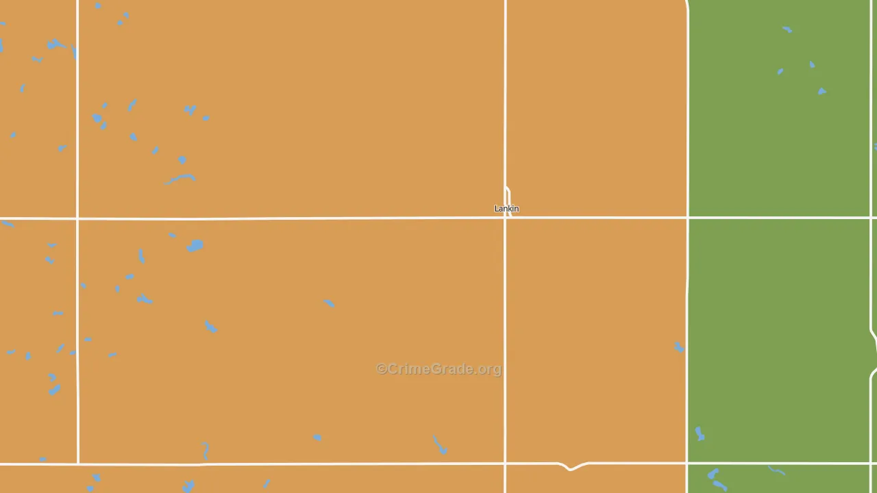 Lankin, ND Map of Vandalism Rates