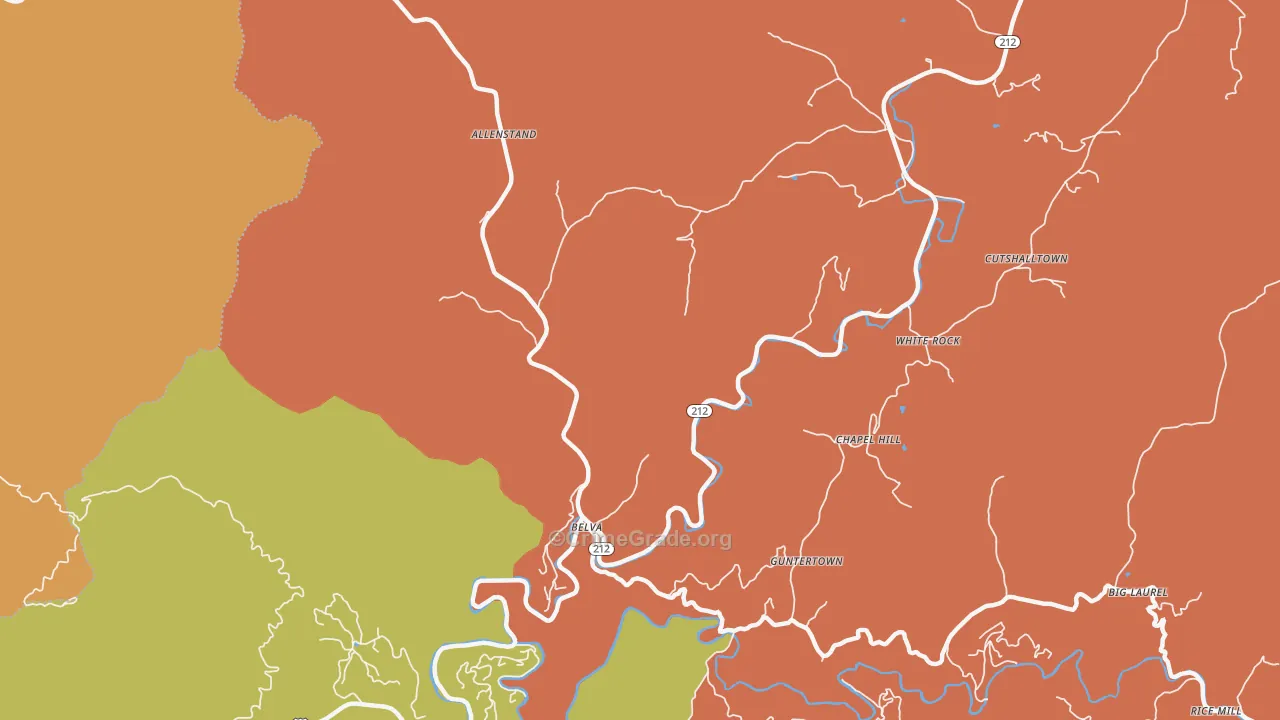 Laurel, NC Map of Vandalism Rates