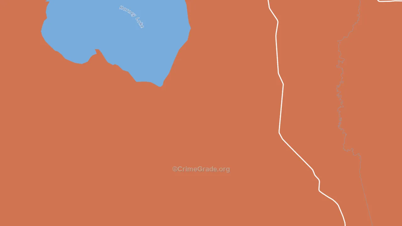 Lawen, OR Map of Vandalism Rates