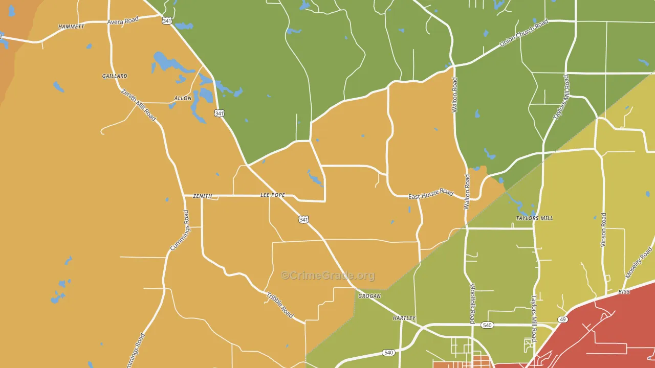 Lee Pope, GA Map of Vandalism Rates