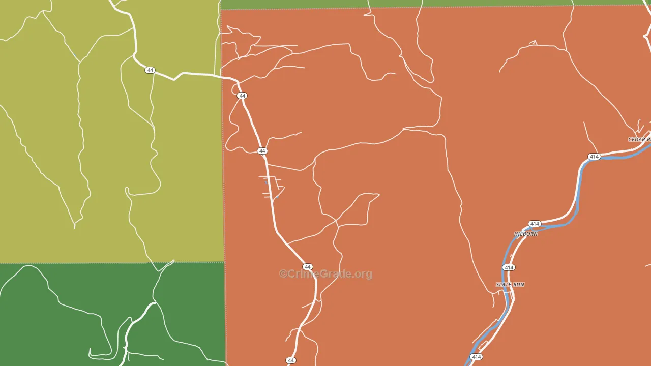 Leetonia, PA Map of Vandalism Rates