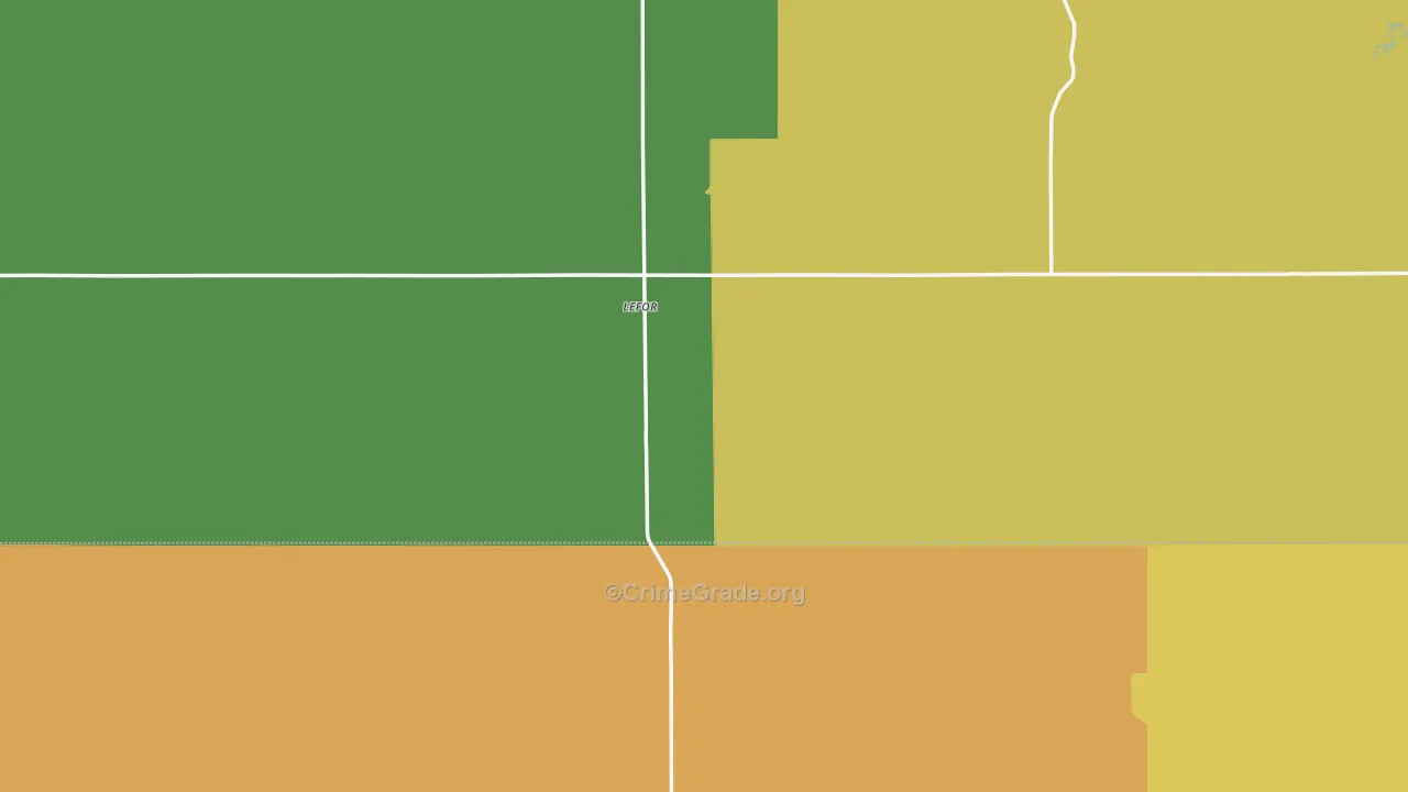 Lefor, ND Map of Vandalism Rates