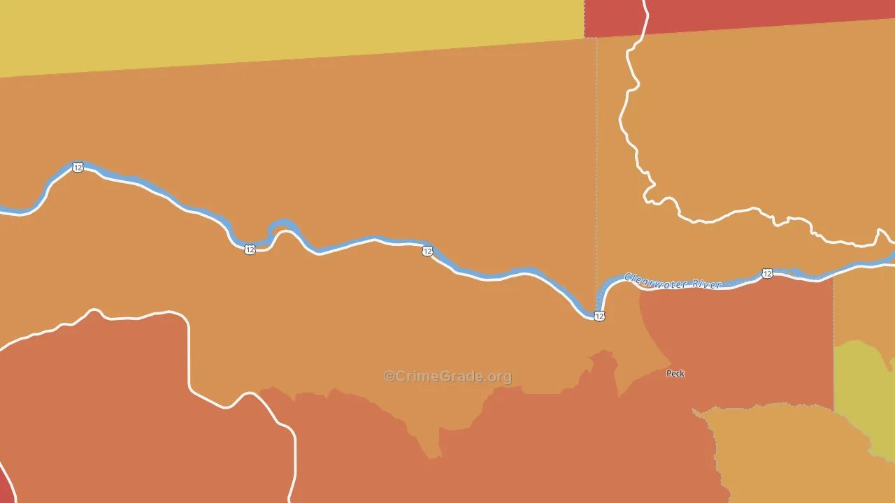 Lenore, ID Map of Vandalism Rates