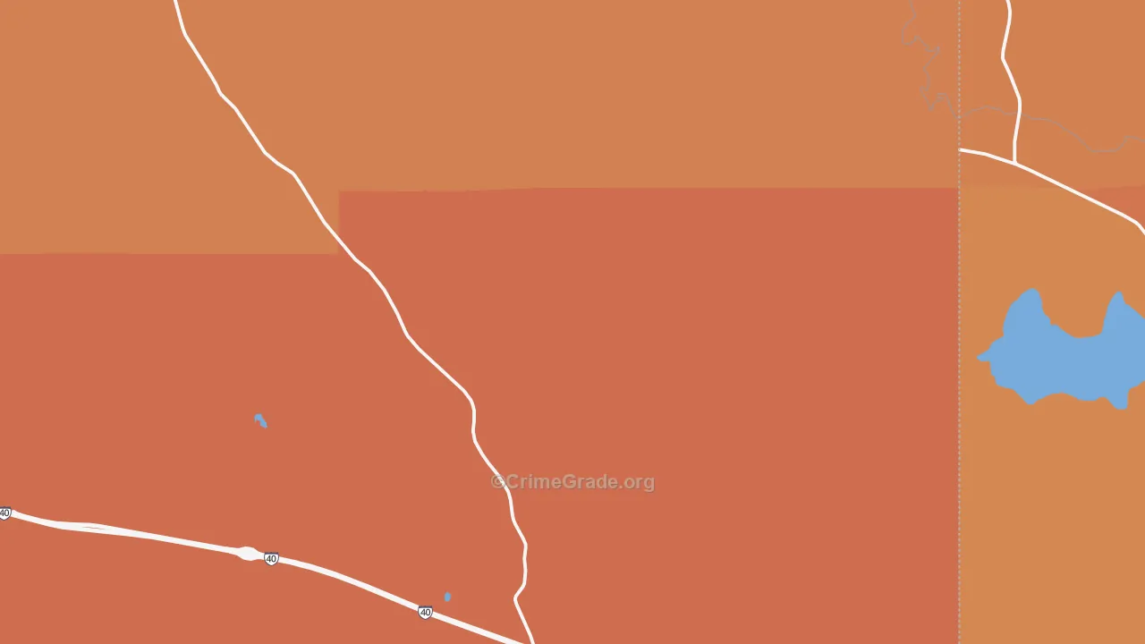 Leupp Corner, AZ Map of Vandalism Rates