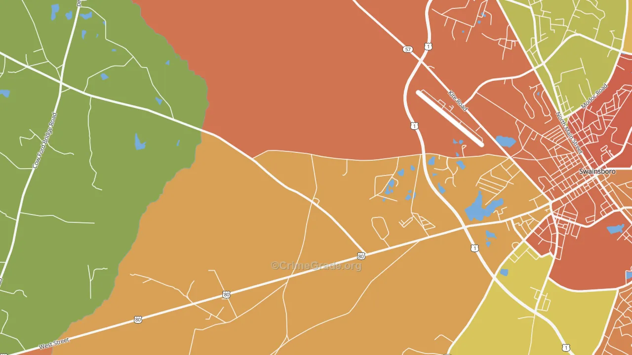Lexsy, GA Map of Vandalism Rates