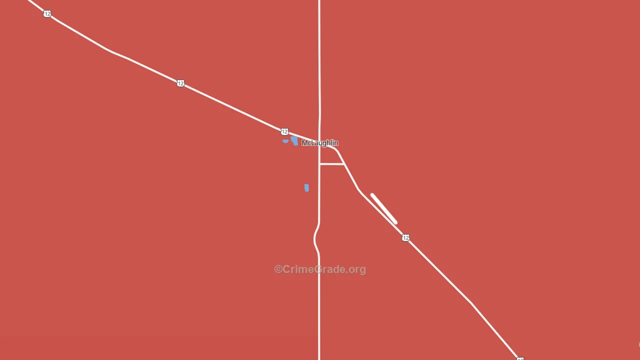 Liberty, SD Map of Vandalism Rates